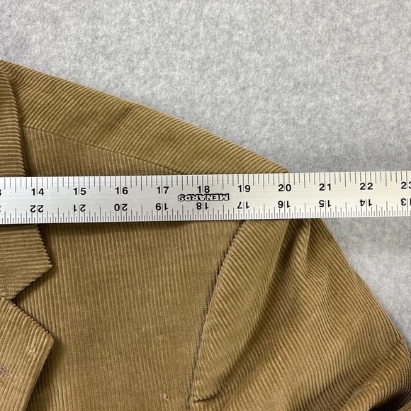 Brooks Brothers Corduroy Blazer Mens 48L Long Brown Two Button Sport Coat Jacket - Picture 3 of 15
